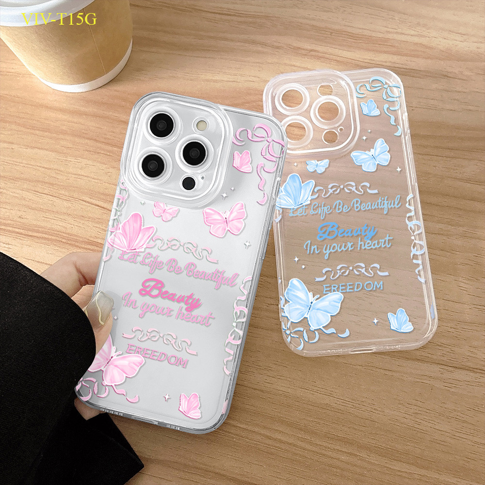 HP เคสโทรศัพท์สําหรับ VIVO V40 V15 V9 V5 S1 T1 Lite 4G 5G กรณี Softcase TSY 09 S7-0020