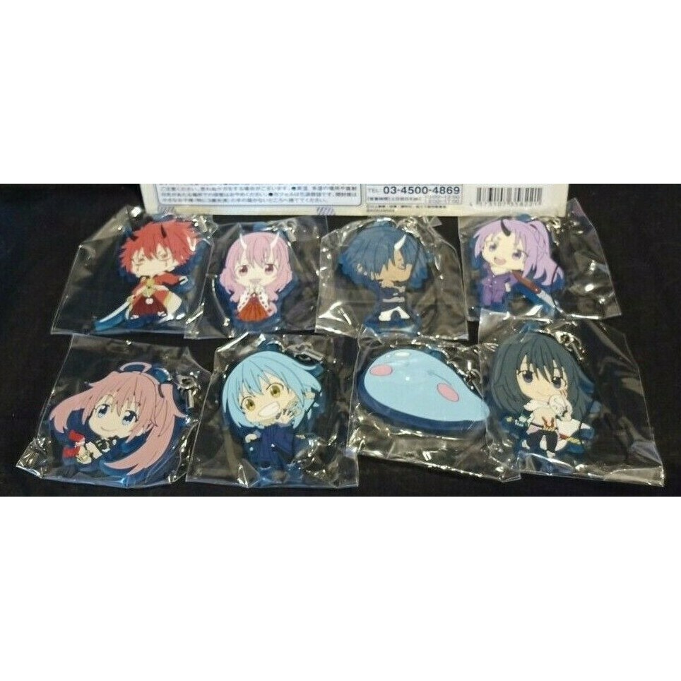 That Time I Got Reincarnated as a Slime rubber strap set of 8 (complete) TENSURA