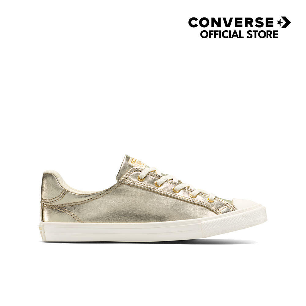 CONVERSE รองเท้า CTAS DAINTY LUCKY METALLIC CANVAS OX GOLD ผู้หญิง A15448CF_H5GDXX