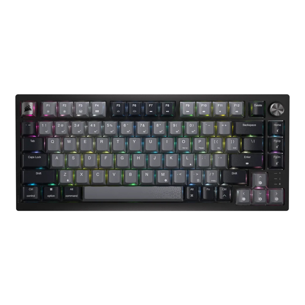 WIRELESS KEYBOARD CORSAIR K65 PLUS WIRELESS CORSAIR MLX RED SWITCH RGB EN - MIDNIGHT GRAY (CH-91D401