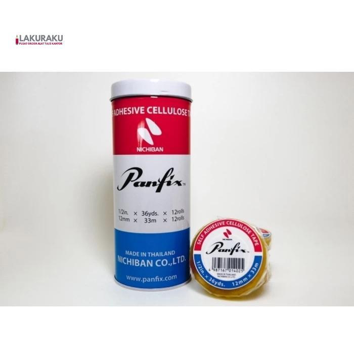 PANFIX CLEAR INSULATION 12 มม.X 36 YARDS 1/2 เทป INCH 1 แพ็ค 12 ชิ้น