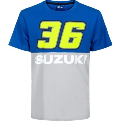 Suzuki Ecstar Team Joan Mir Rider Tshirt Jersey ไมโครไฟเบอร์