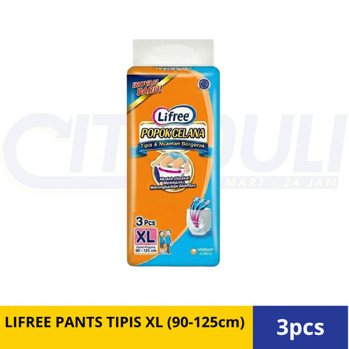 LIFREE THIN PANTS XL (90-125cm) 3 ชิ้น