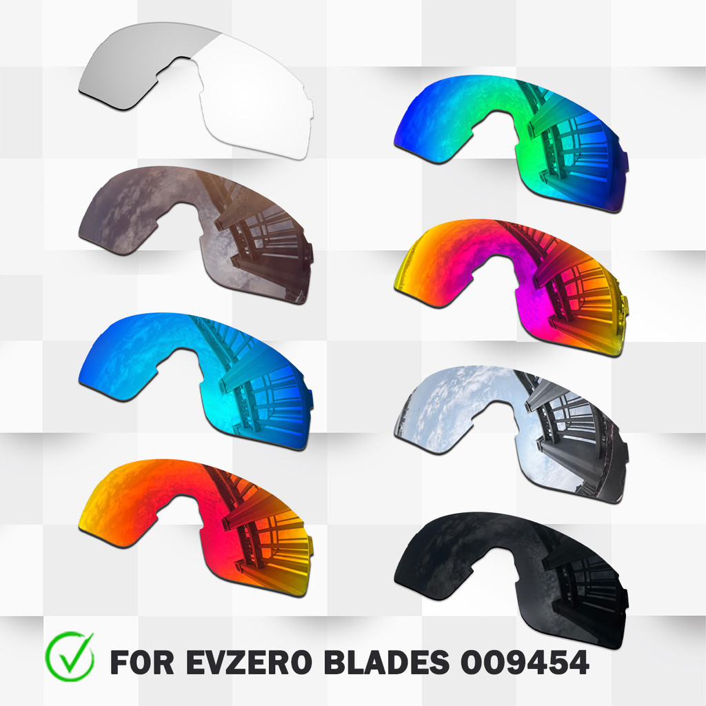 2/4 คู่ 1.5 มม. POLARIZED เลนส์ทดแทนสําหรับ EVZero Blades Asian Fit OO9454A แว่นกันแดด, ป้องกันรอยขี