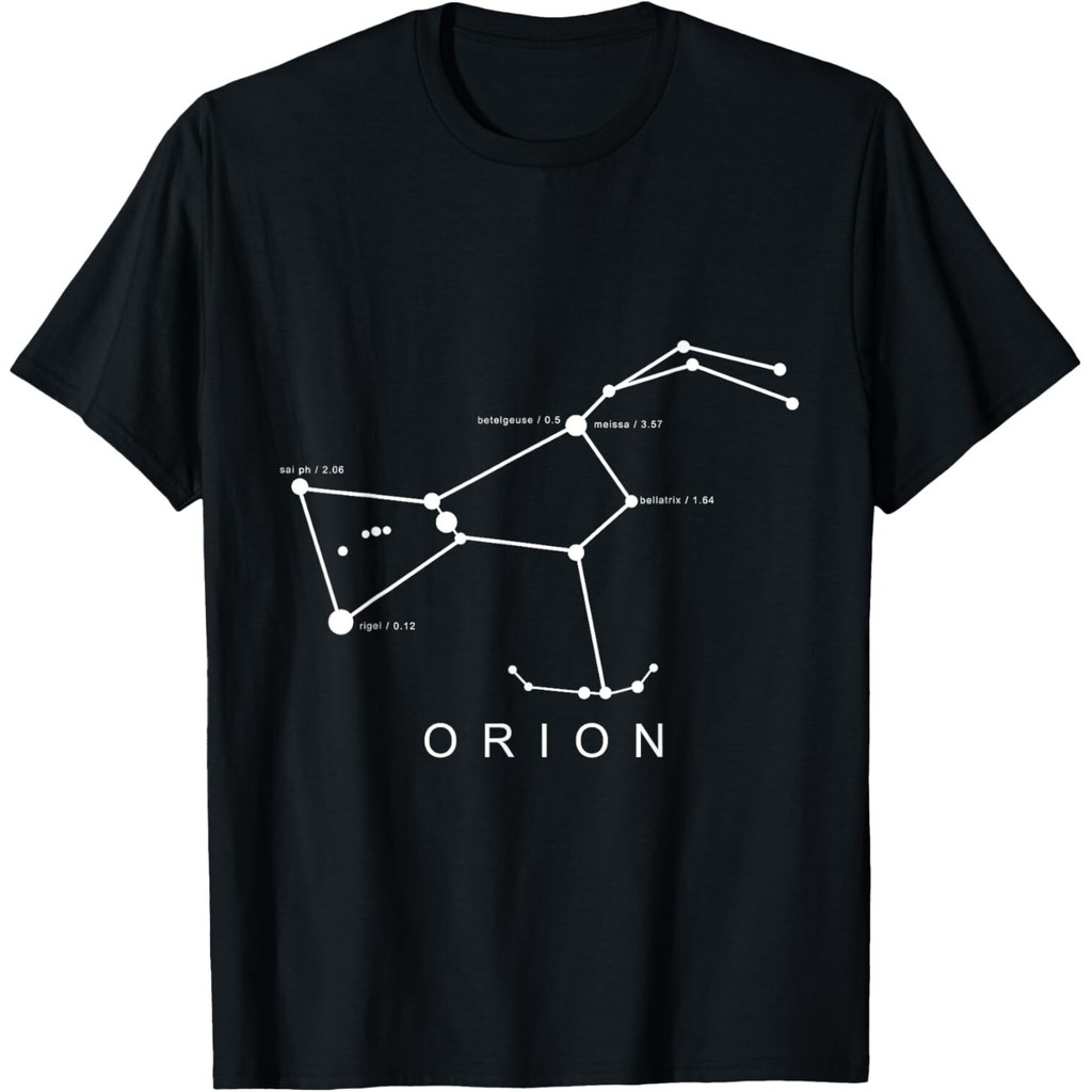 Orion Constellation Astronomy Lover Stargazing เสื้อยืด Unisex