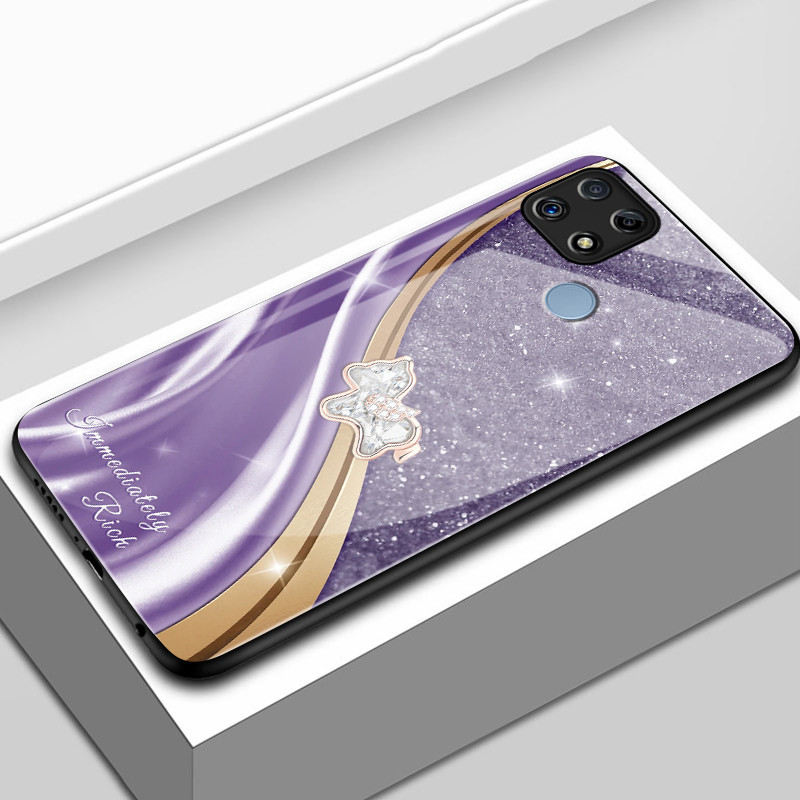 เคสสำหรับ Realme C12 C25 C25s Narzo 20 30A 50A เคสโทรศัพท์ม้าเล็กเปลือกแก้วกันกระแทก ราคา ถูกที่สุด ดีลบีเคเค