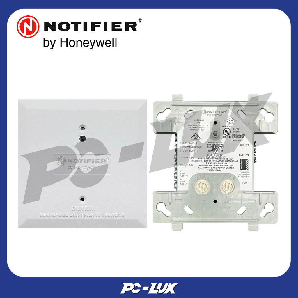 NOTIFIER โมดูลระบุตำแหน่งสำหรับควบคุมและรับสัญญาณอุปกรณ์ตรวจจับควัน รุ่น fzm-1