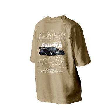เสื้อยืด Toyota Supra A90 ไมโครไฟเบอร์