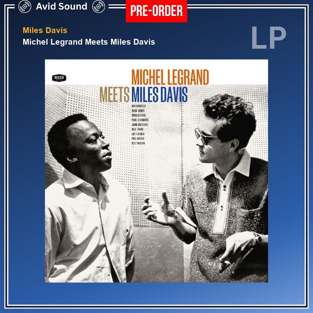 Pre-Order แผ่นเสียง Miles Davis Michel Legrand Meets Miles Davis ใหม่ ซีล Miles Davis Vinyl LP