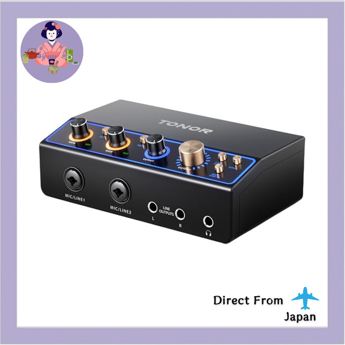 อินเทอร์เฟซเสียงสตรีมมิ่ง TONOR, มิกเซอร์เสียง XLR สองช่อง (พร้อม RGB) สําหรับผู้สร้างเนื้อหา, ปุ่มล