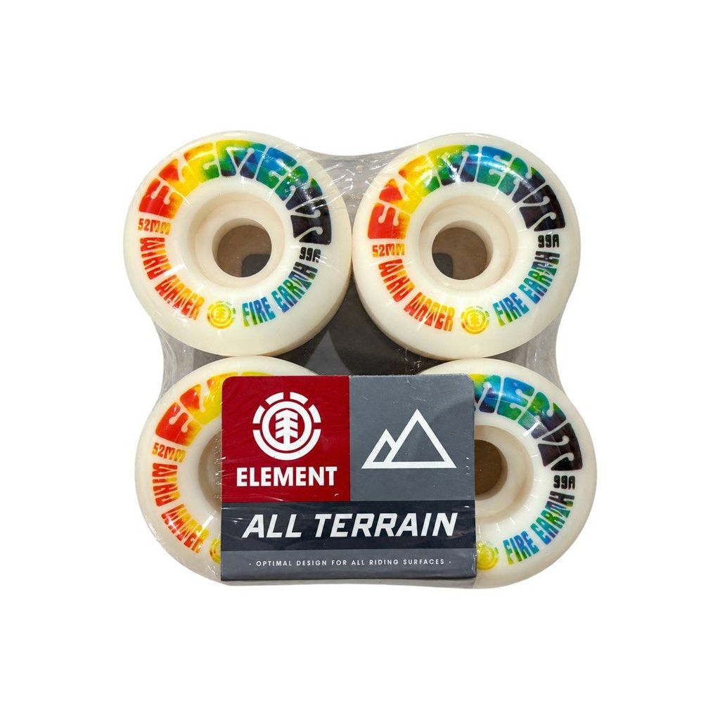 องค์ประกอบStipping Out 52mm 99a All Terrain Skateboard Wheels
