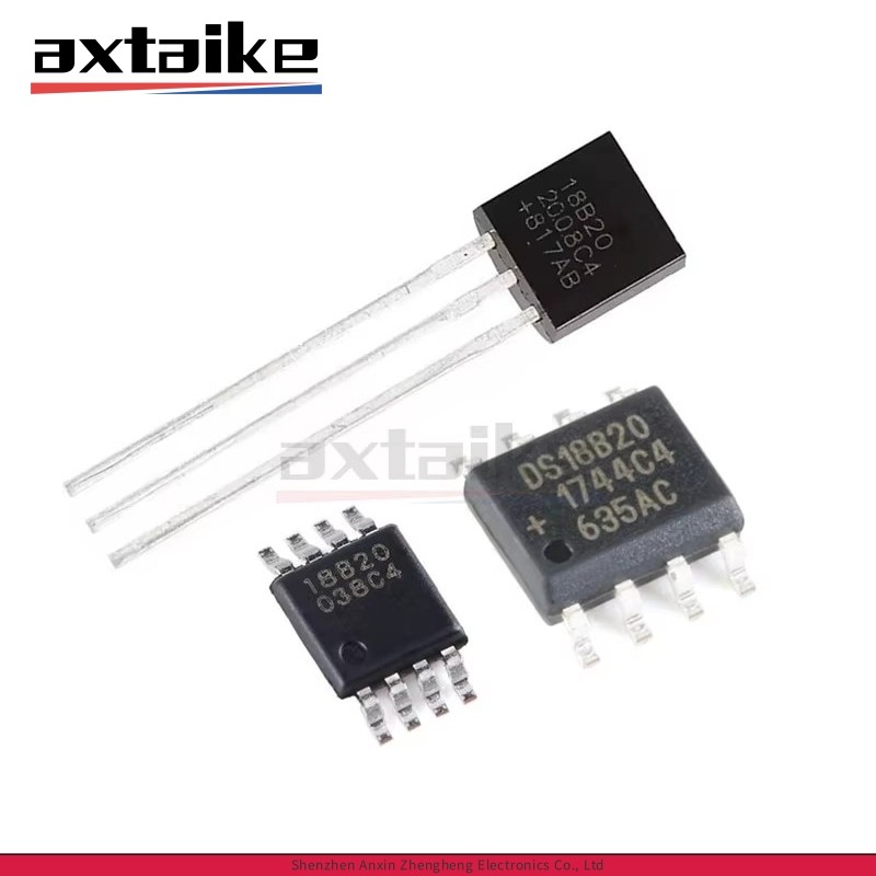5PCS DS18B20 TO92 SOP8 MSOP8 18B20 DS18B20 + DS18B20Z DS18B20U T & R DIP SMD โปรแกรมเครื่องวัดอุณหภู