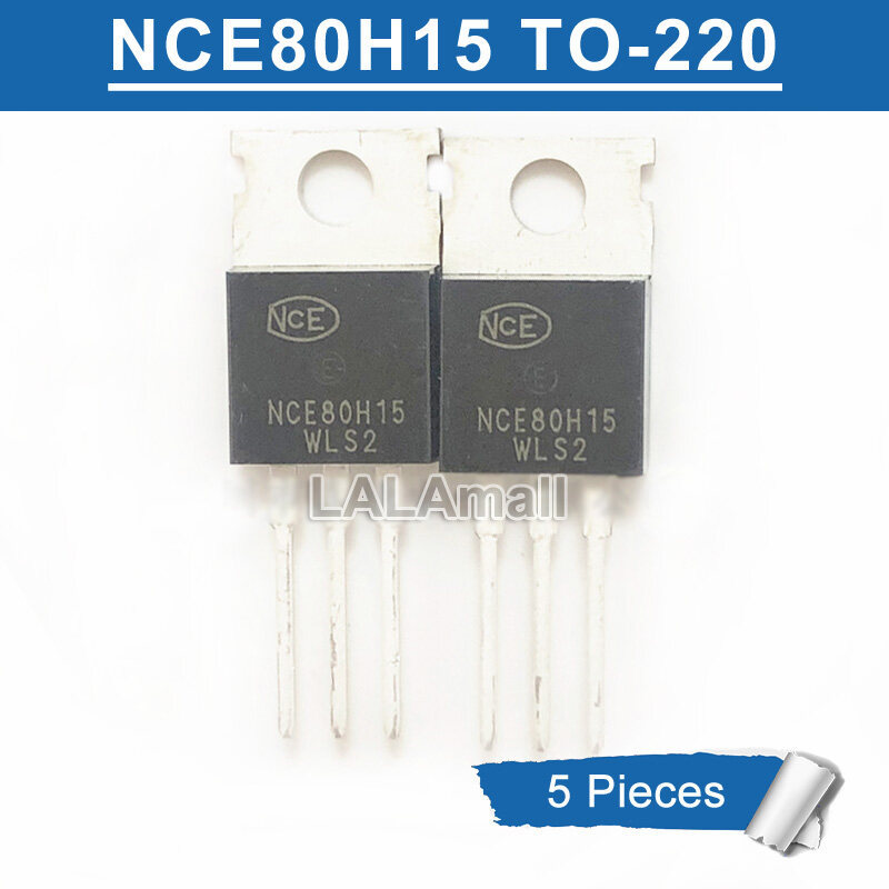 5 ชิ้น NCE80H15 TO-220 80V/150A N-channel MOSFET ทรานซิสเตอร์ใหม่เดิม