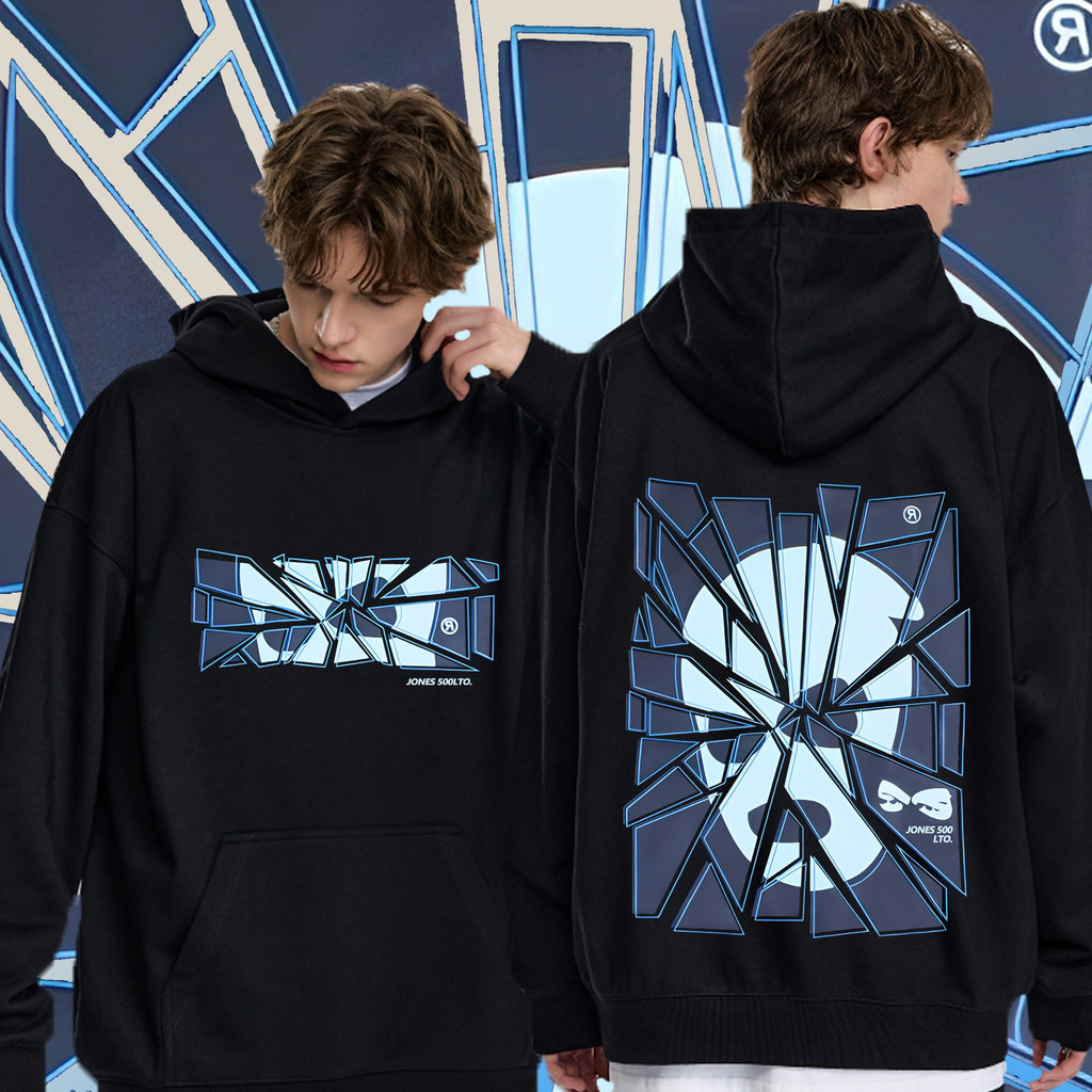 Hoodie M-3xl JONE500 hoodie COLLECTION 270-281 ดำ / ขาว / แดง การพิมพ์เสื้อกันหนาวคลุมด้วยผ้า