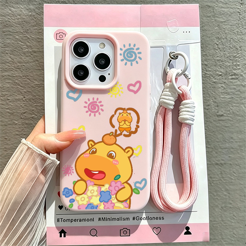 Kapibara เคสซิลิโคน Hp สําหรับ Oppo A6 A6X Reno 16F 15F 5G Reno 16 15 Pro 5G A5X Reno 14F 5G A6T Pro