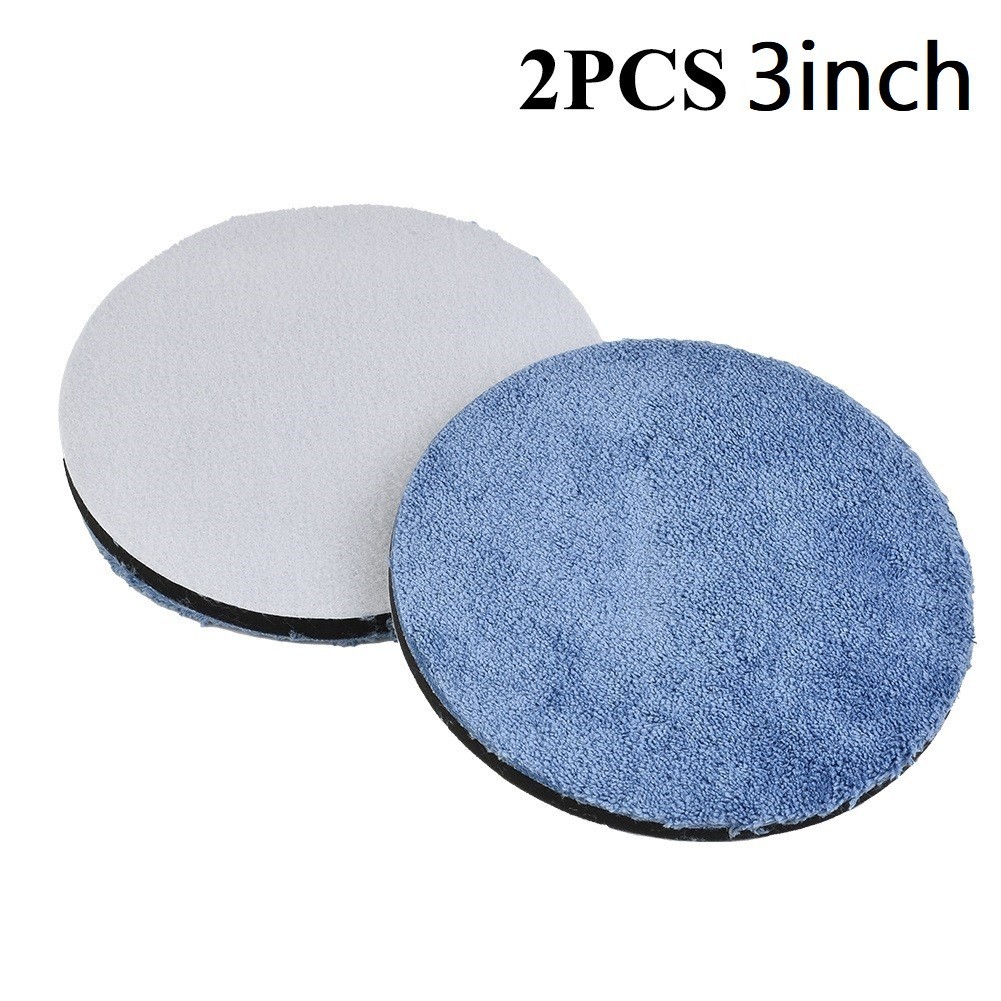 * COSYH* 2 ชิ้น 3/4/5/6/7 นิ้วไมโครไฟเบอร์ขัดสําหรับ Pads Buffing Pad ชุดสําหรับเครื่องขัดรถยนต์ ราคา ถูกที่สุด ดีลบีเคเค แกลเลอรีภาพที่ 3