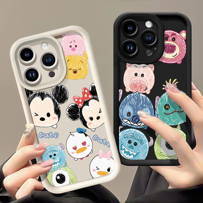 เคสสำหรับ Samsung A06 4G เคสโทรศัพท์สัตว์น่ารักสามสีซิลิโคนกันกระแทก ราคา ถูกที่สุด ดีลบีเคเค แกลเลอรีภาพที่ 4