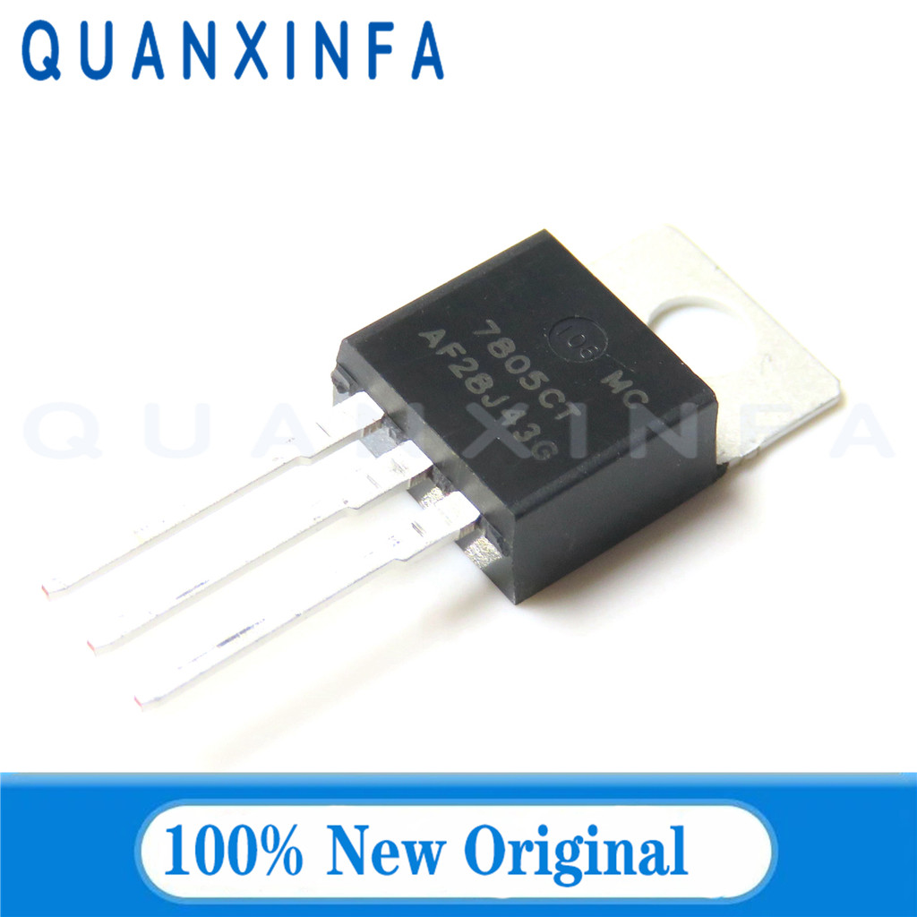 10PCS MC7805CT MC7805 TO-220 ตัวควบคุมระดับไฮเอนด์ใหม่ของแท้
