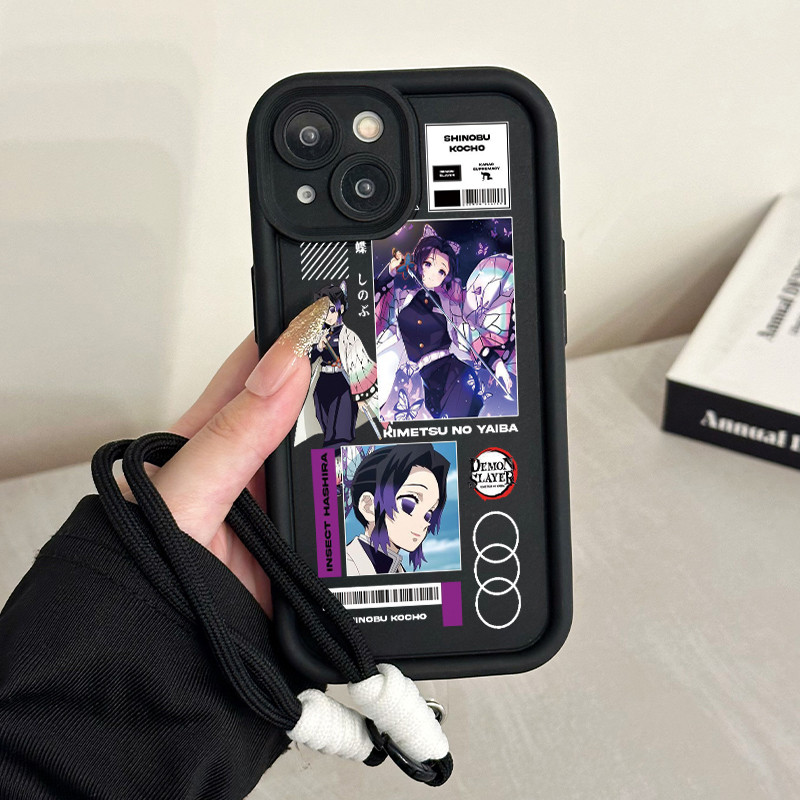 เคสสำหรับ Realme 11 4G 11 5G 11X 5G C67 5G V50s 5G Narzo 60X 5G เคสโทรศัพท์ตัวละครอนิเมะสายคล้องสามสีซิลิโคนกันกระแทก ราคา ถูกที่สุด ดีลบีเคเค แกลเลอรีภาพที่ 7