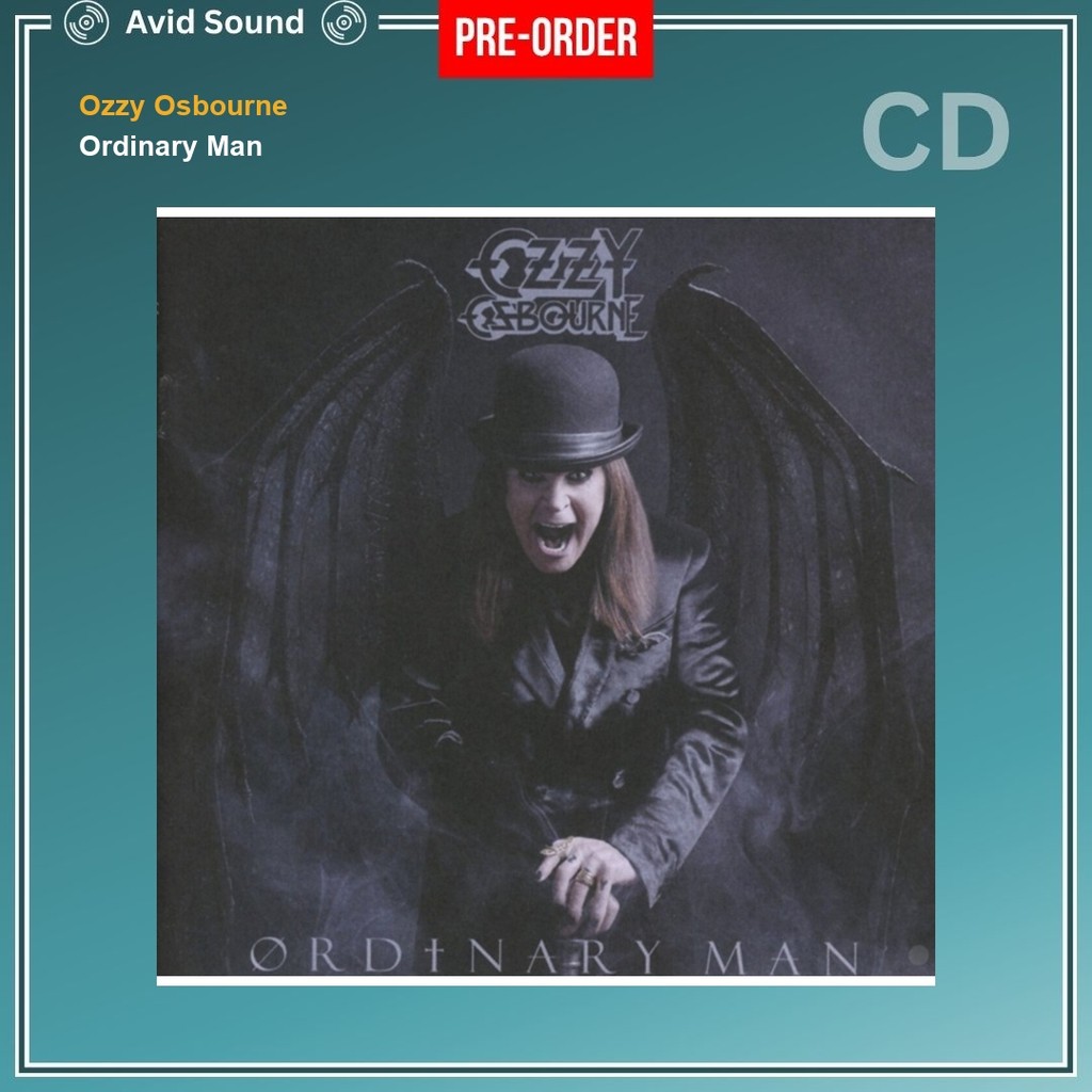 Pre-Order CD แผ่นซีดี Ozzy Osbourne Ordinary Man ใหม่ ซีล Ozzy Osbourne CD