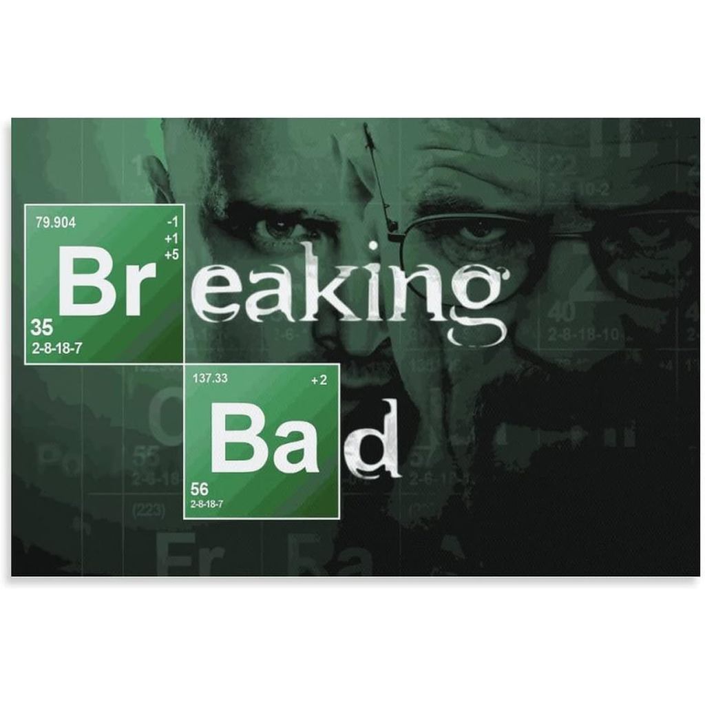 Breaking Bad Crime Tv Series ผ้าใบโปสเตอร์ Wall Art Decor พิมพ์ภาพภาพวาดสําหรับห้องนั่งเล่นตกแต่งห้อ