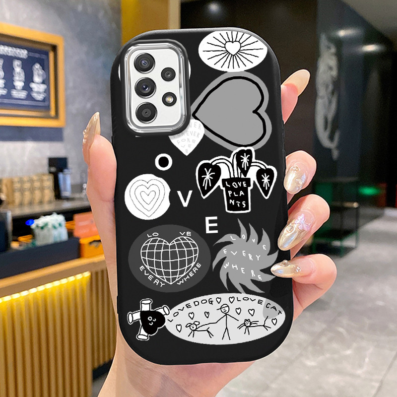 เคส ใช้ได้กับ Samsung A52 A52s เคสการ์ตูนกันตก