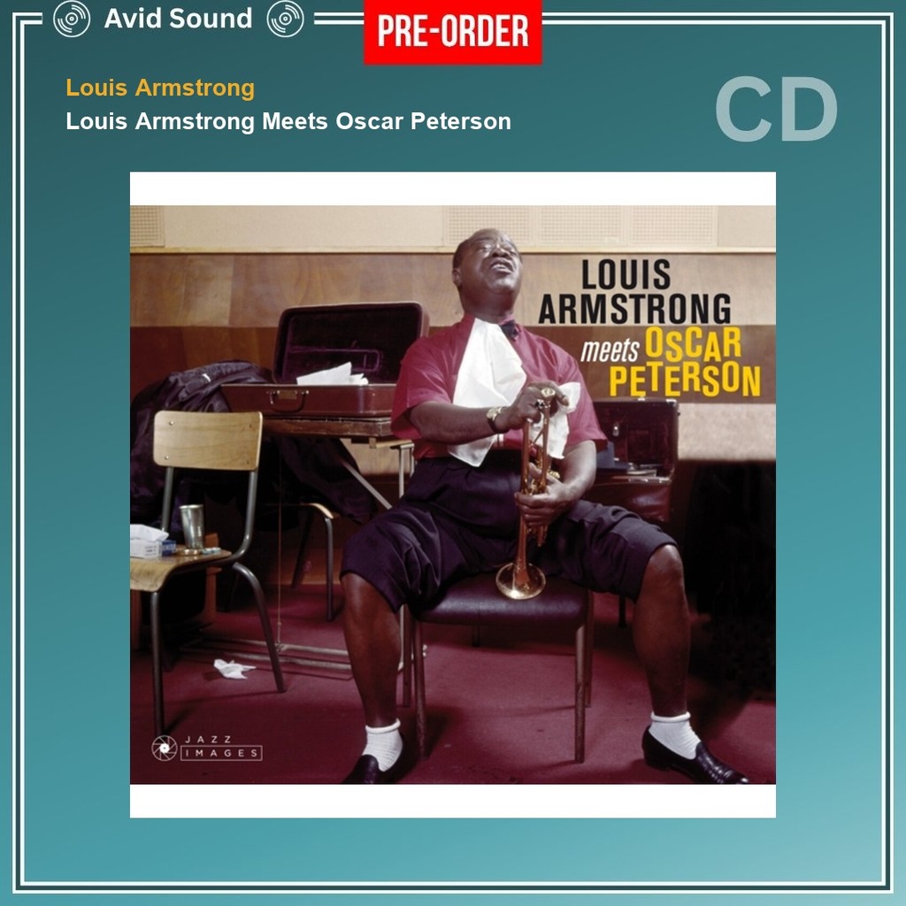 Pre-Order CD แผ่นซีดี Louis Armstrong Louis Armstrong Meets Oscar Peterson ใหม่ ซีล Louis Armstrong 