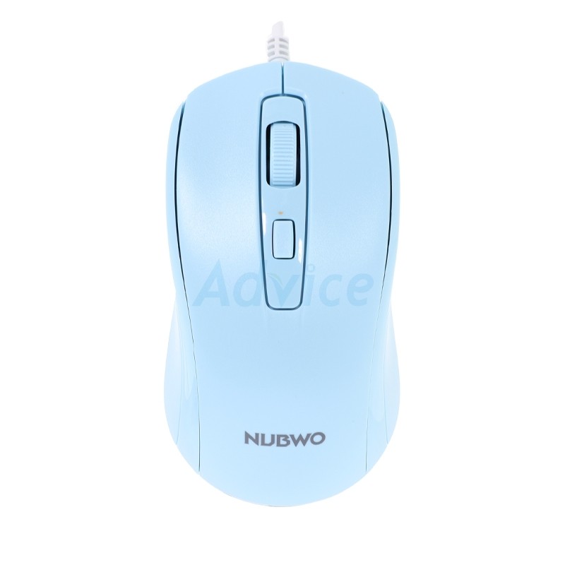 เมาส์ NUBWO NM-157 สีฟ้า USB มีสาย