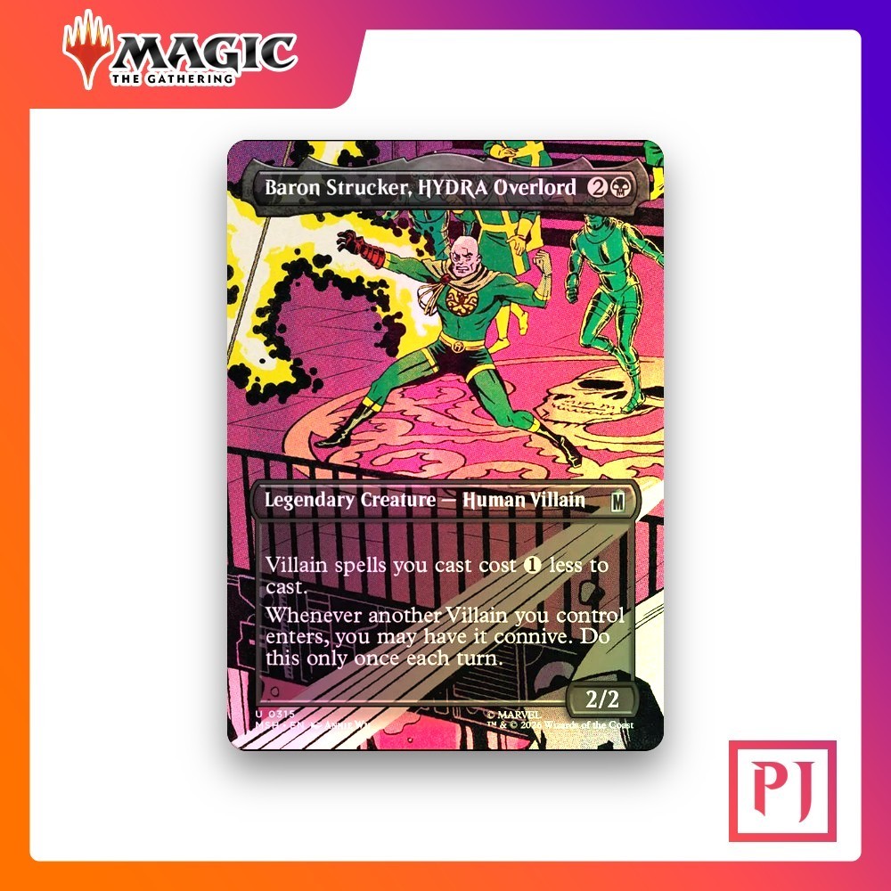 [MTG] Baron Strucker, HYDRA Overlord (Borderless) (#315) [MSH] [BLACK] [UNCOM] | Magic the Gathering