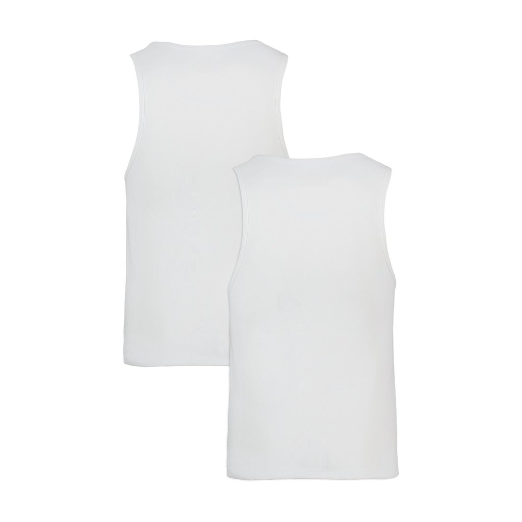 Under Armour เสื้อกล้ามตัวในแพ็ก 2 ตัวสำหรับผู้ชาย UA Performance Cotton Rib — صورة 5