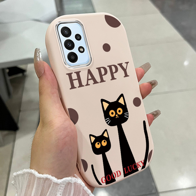 เคส ใช้ได้กับ Samsung A23 4G A23 5G เคสแมวน่ารัก