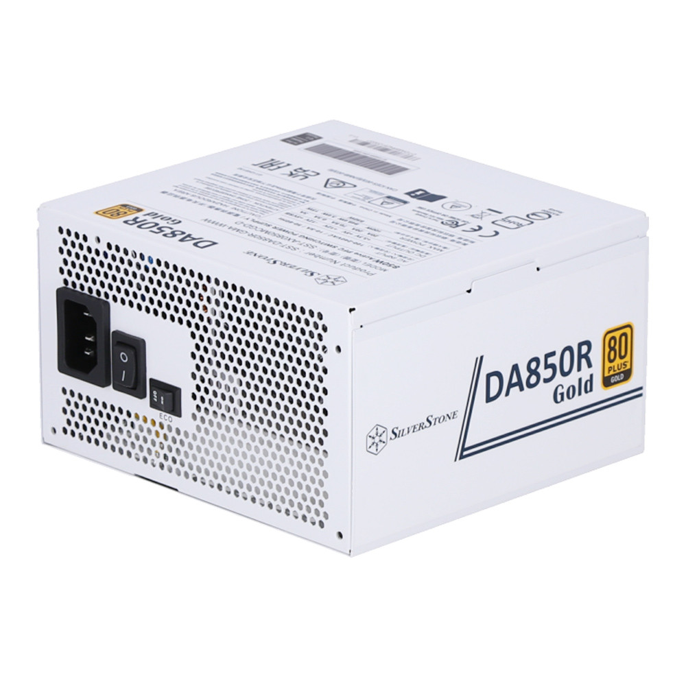 POWER SUPPLY (อุปกรณ์จ่ายไฟ) SILVERSTONE DA850R GOLD - 850W 80 PLUS GOLD WHITE ATX }