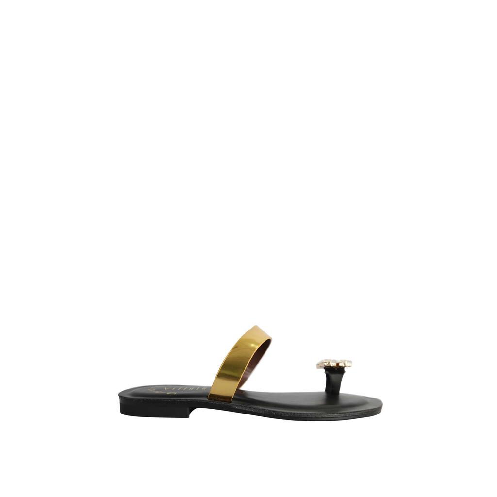 Villains SF OPULENT Flat Sandals รองเท้าแตะผู้หญิง ส้นสูง 0.6"