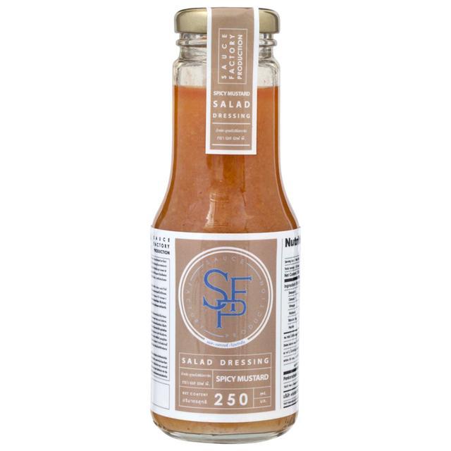 🌋 เอสเอฟพีน้ำสลัดสูตรสไปร์ซี่มัสตาร์ด 250มล.(C 🌠 SFP Spicy Mustard Salad Dressing 250ml.(C ✨ 8857200