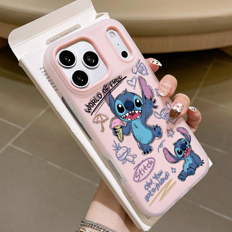 HP Stitch การ์ตูน [Tong_O] เคส Samsung A07 A17 5G Galaxy A57 A37 A56 5G A15 A26 A35 A36 A16 A27 A05S