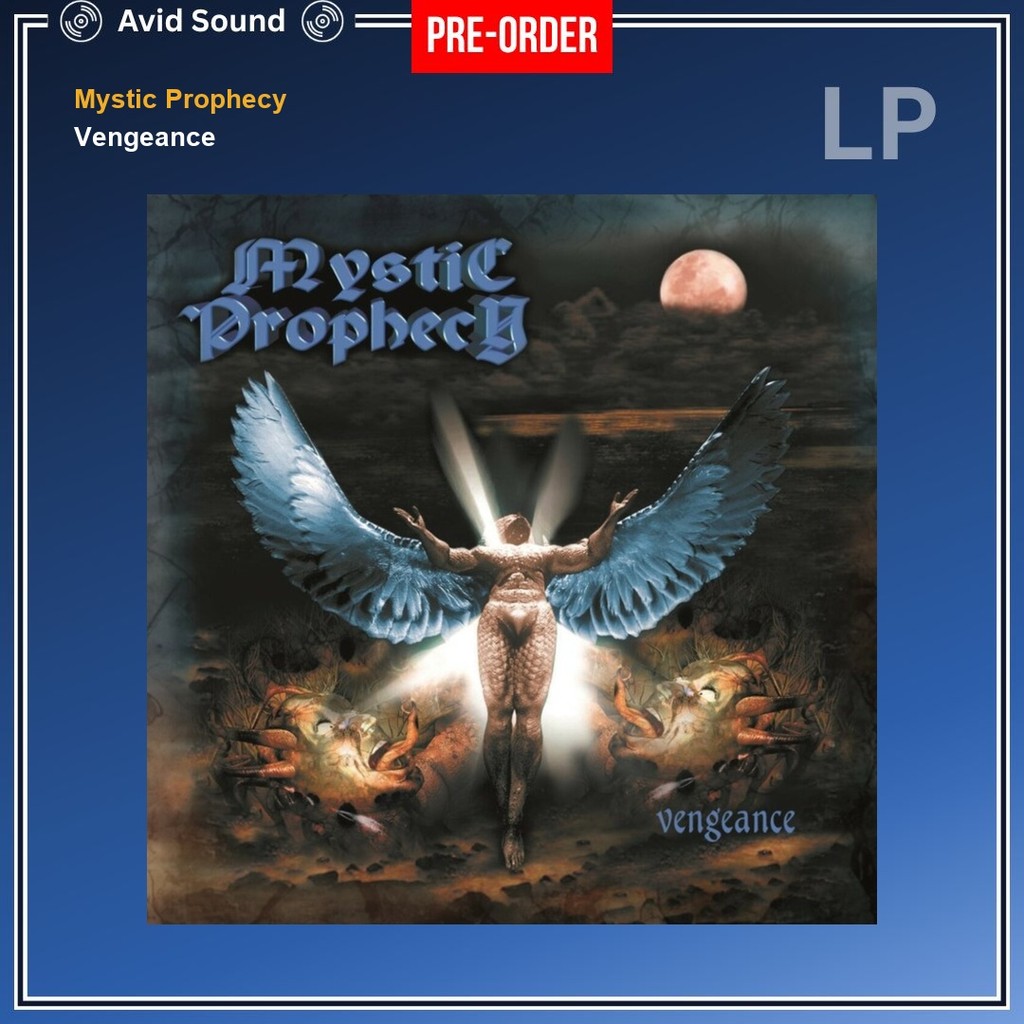 Pre-Order แผ่นเสียง Mystic Prophecy Vengeance ใหม่ ซีล Mystic Prophecy Vinyl LP