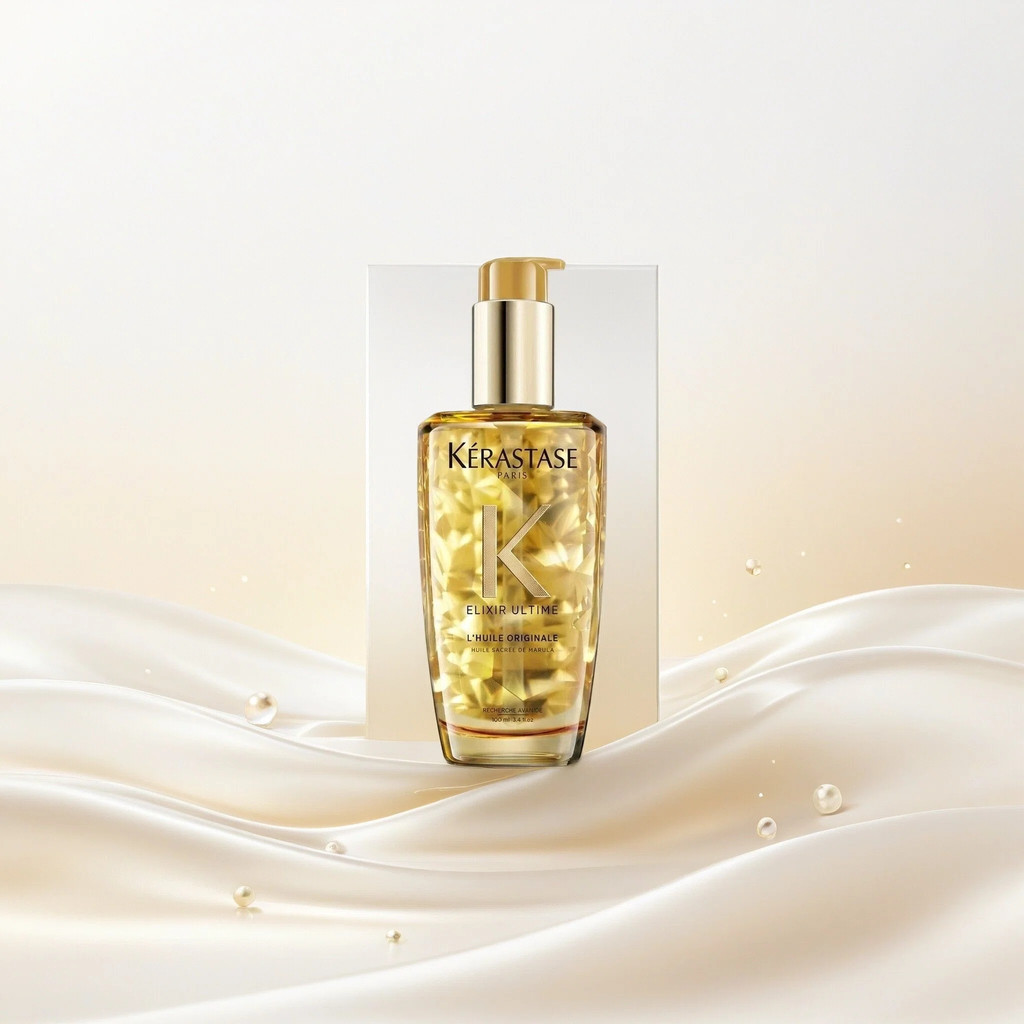 Kerastase Elixir Ultime Original Oil Soften Split Ends & ปรับปรุงเนื้อหมองคล้ําที่หยาบกร้าน