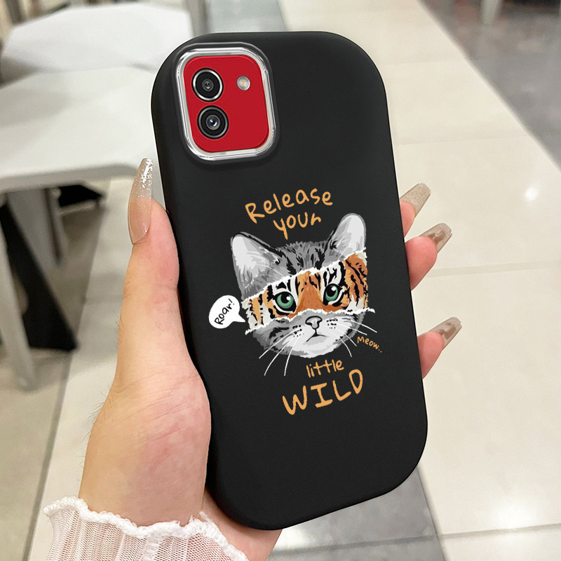 เคสใช้ได้กับ Samsung A04 M04 A04E F04 A03 A03s A02s M02s F02s M13 5G เคสการ์ตูนสัตว์