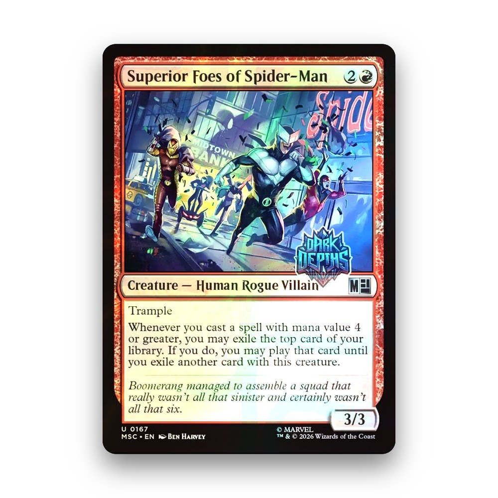[MTG] Superior Foes of Spider-Man (Surge) (#167) [MSC] [RED] [UNCOM] | Magic the Gathering