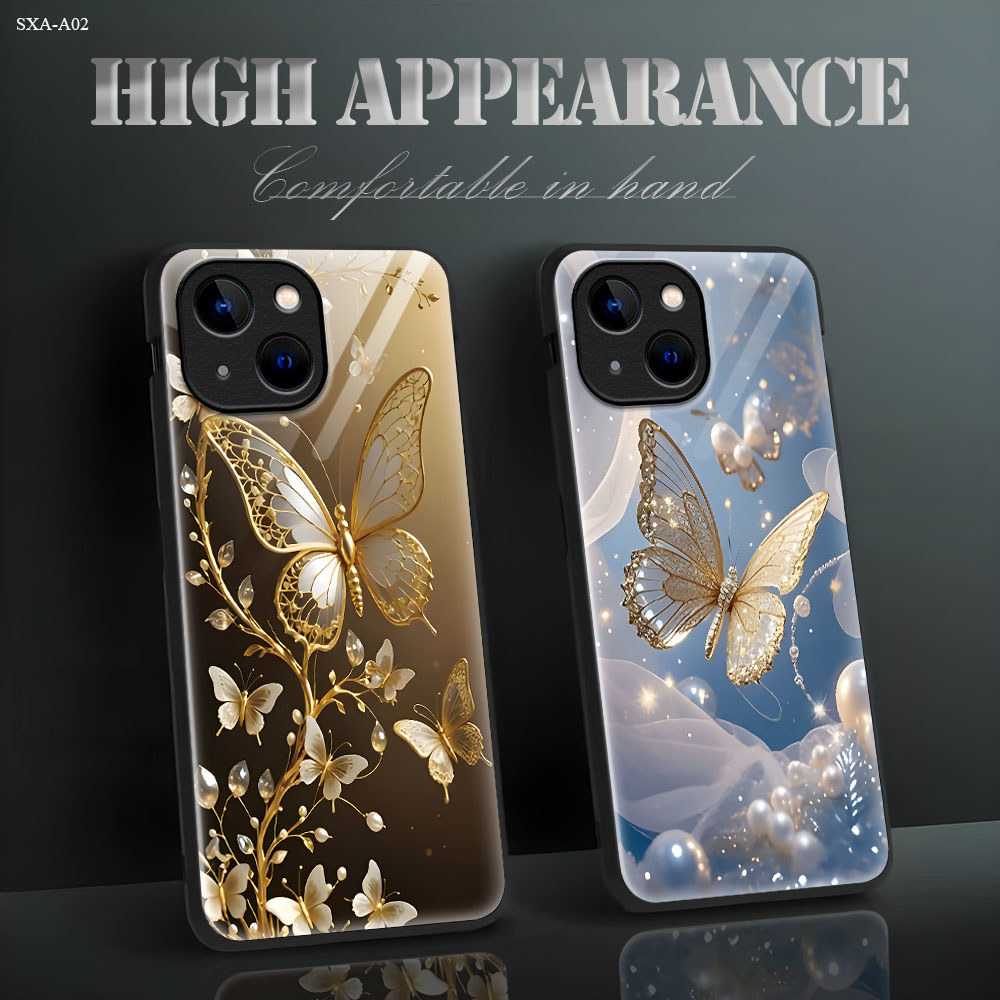 เคส For Samsung Galaxy A02 A02S A03 A03S A04 A04S A05 A05S A06 เคสโทรศัพท์ เคสมือถือ เคสซัมซุง เคสแข็ง Phone Glass Case