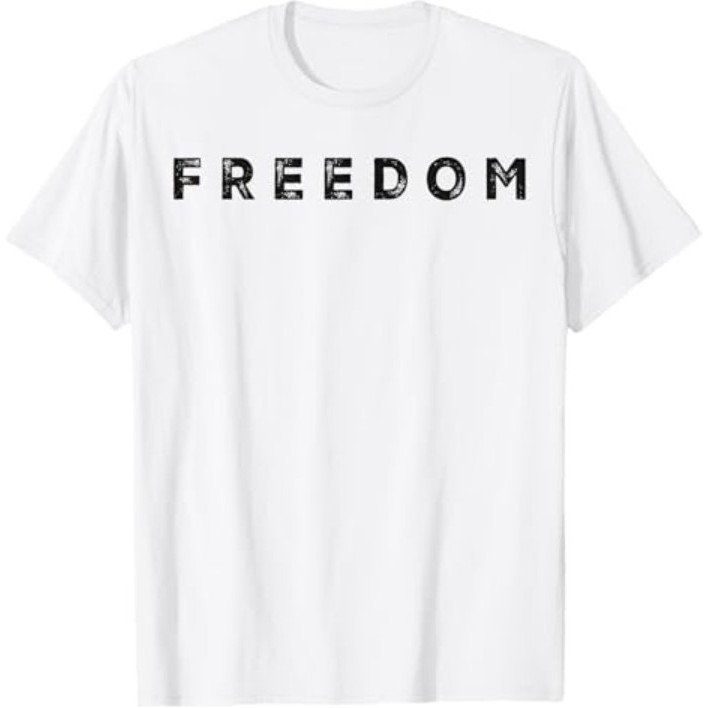 เสื้อยืด Freedom White Shirt Freedom