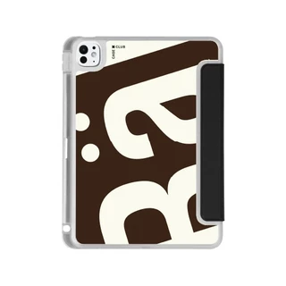 CaseClub เคสไอแพด หลังใส ฝาปิดสี ลาย Rally Cocoa Movement โคโค่มูฟเมนต์ สำหรับ iPad Pro / iPad Air / iPad Gen