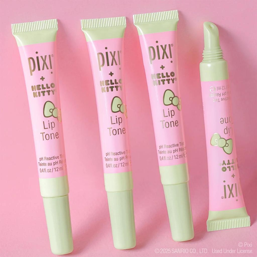Pixi Hello Kitty Lip Tone (pH Reactive Tint) เฮลโล คิทตี้ ลิป โทน พีเอช รีแอคทีฟ ทิ้นท์ เปลี่ยนสีตาม pH สีPrettines 12ml