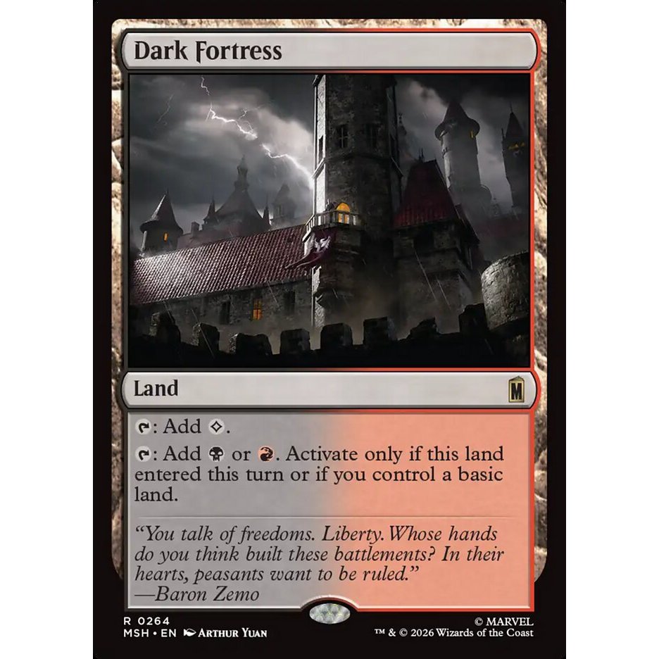 Dark Fortress การ์ด Magic the Gathering [MTG] ของแท้