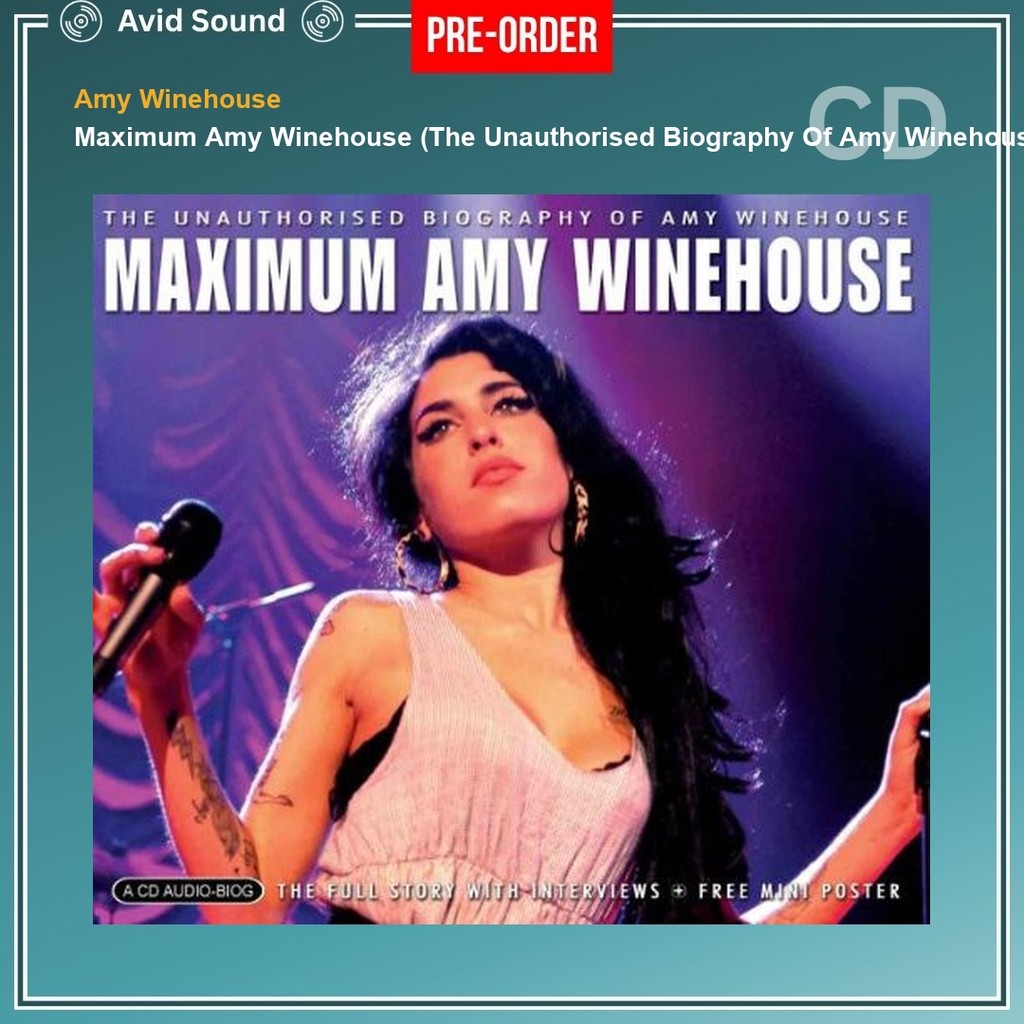 Pre-Order CD แผ่นซีดี Amy Winehouse Maximum Amy Winehouse (The Unauthorised Biography Of Amy Winehou