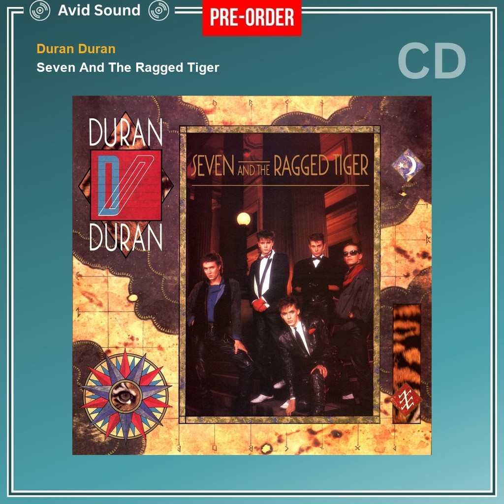 Pre-Order CD แผ่นซีดี Duran Duran Seven And The Ragged Tiger ใหม่ ซีล Duran Duran CD