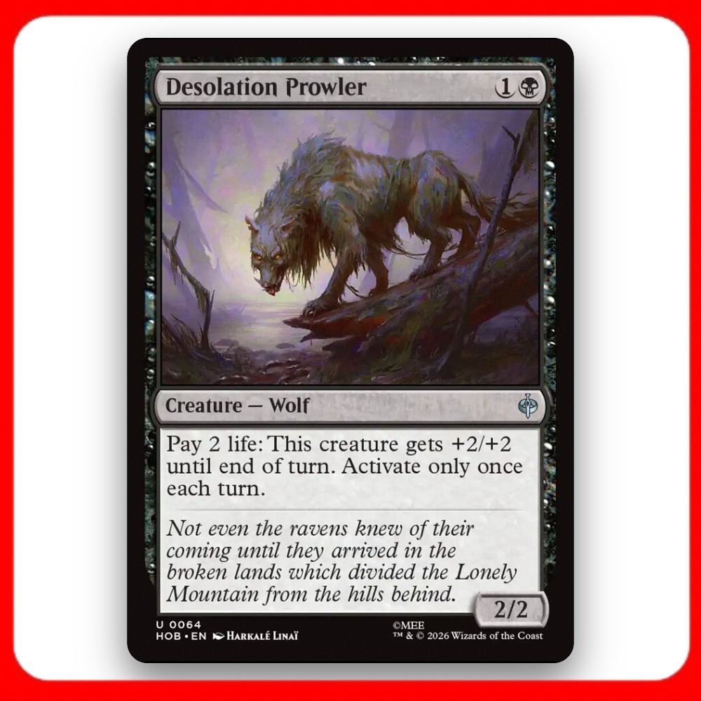 [MTG] Desolation Prowler (#64) [HOB] [BLACK] [UNCOM] | Magic the Gathering