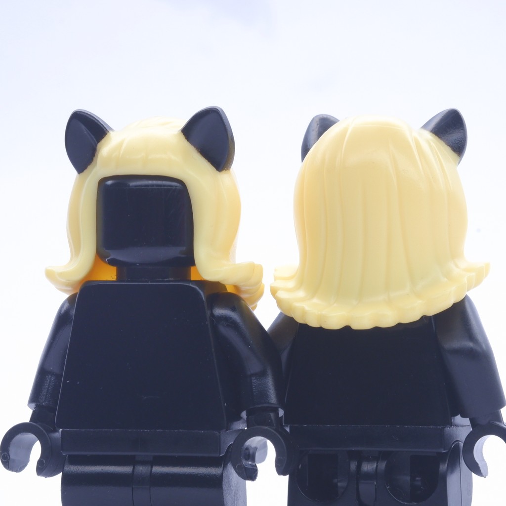 Ploybrick |instock| Light Yellow Hair Black Cat Ears ผม | ราคา/ชิ้น