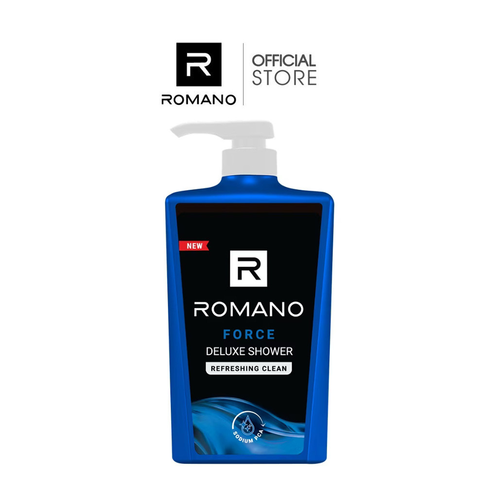 โรมาโน่ ชาวเวอร์ ฟอร์ซ 500 กรัม (เจลอาบน้ำผู้ชาย, เจลอาบน้ำหอม, Shower Gel for Men)