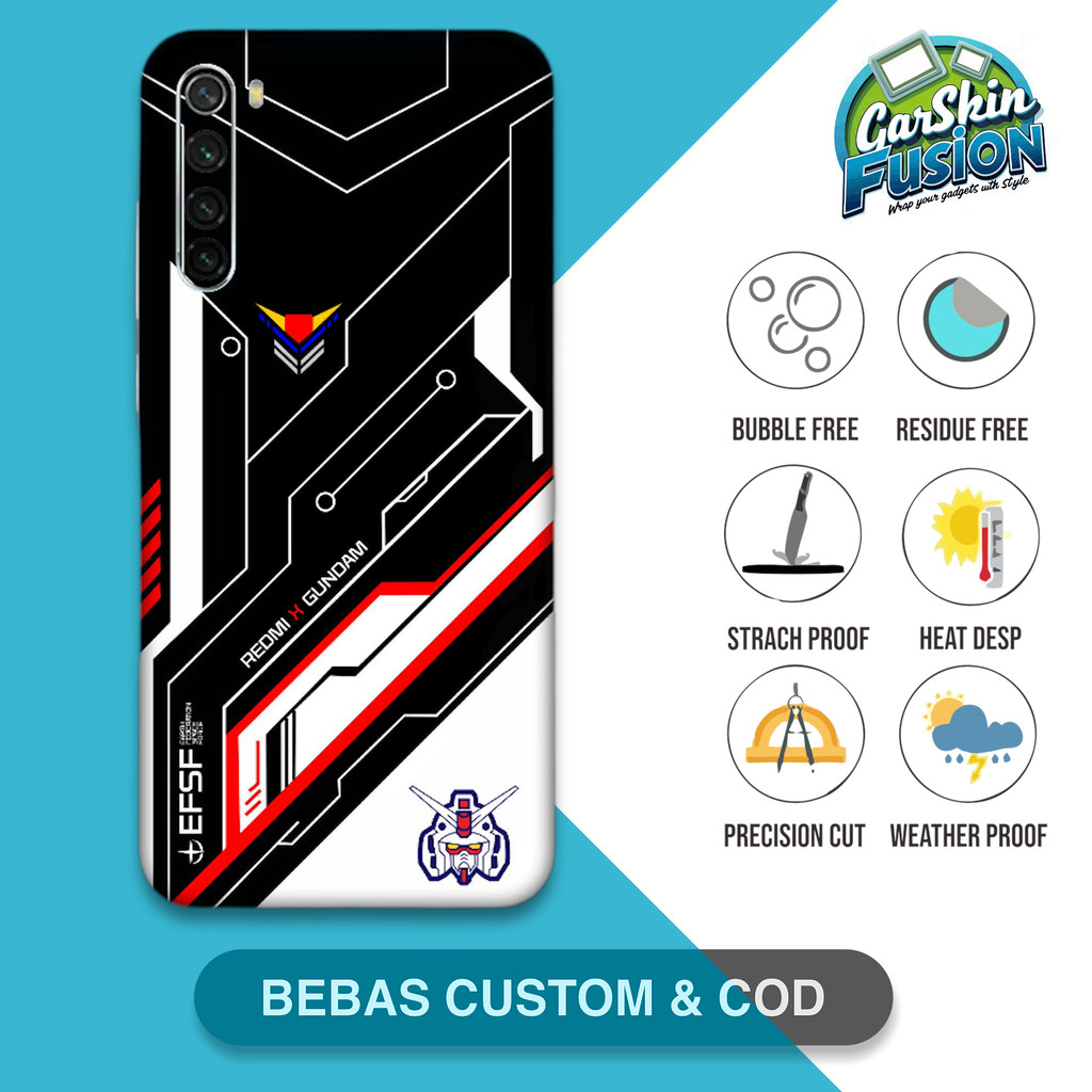 Garskin Skin Redmi Note 8 gndm v3 เคสกันรอย | By Fusion Code - xPf